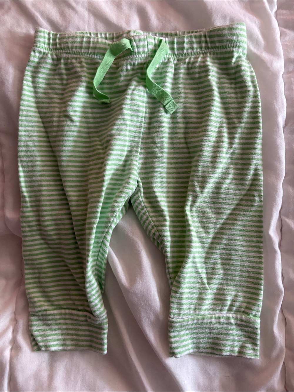 Baby Gap Green Stripe Pants
